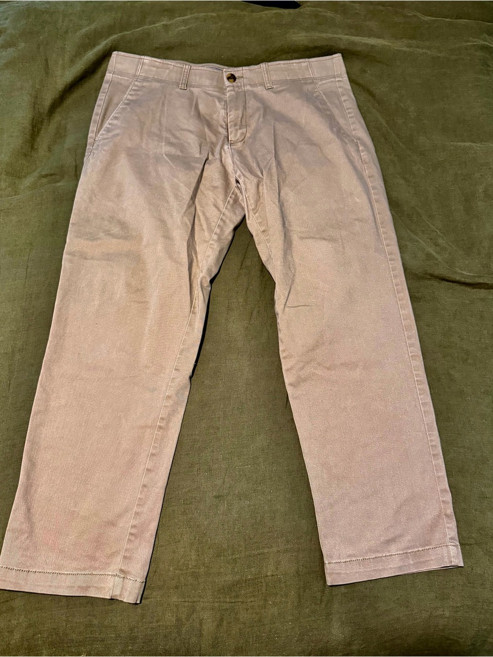 Men's Casual Chino Pants in Light Taupe